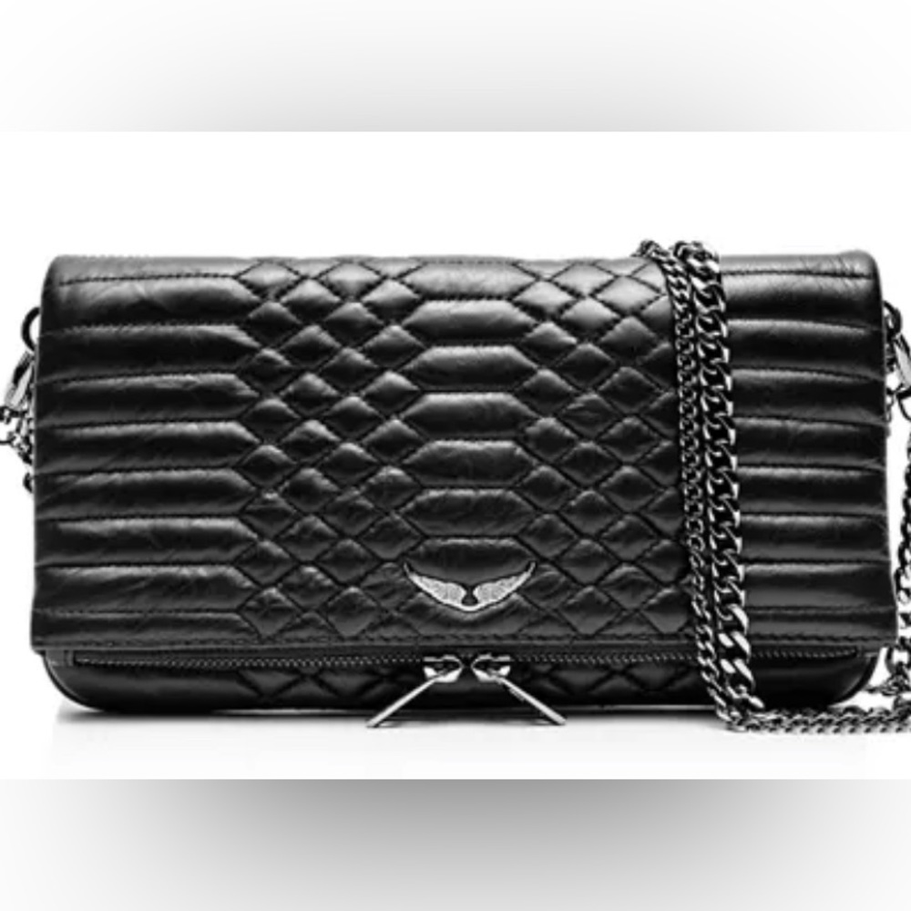 Zadig&Voltaire: Rock Matte Scale Shoulder Bag
